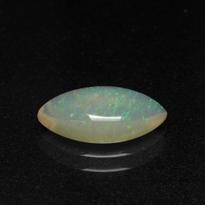 1.31 ct Multicolor Opal Gemstone, Opal Gem in Marquise Cabochon Shape for Sale.