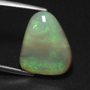 10.15 ct Multicolor Opal Gemstone, Opal Gem in Fancy Cabochon Shape for Sale.