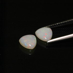 Opal Gemstone in 7 x 7 mm (calibrated) Size for Sale, Opal Stone in Multicolor Color