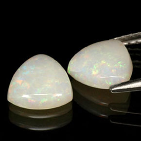 Opal Gemstone in 7 x 7 mm (calibrated) Size for Sale, Opal Stone in Multicolor Color