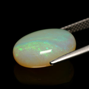 Opal Gemstone in 14 x 12 mm (calibrated) Size for Sale, Opal Stone in Multicolor Color