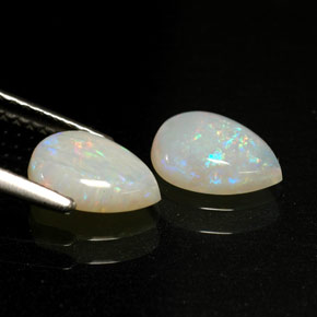 Opal Gemstone in 8 x 6 mm (calibrated) Size for Sale, Opal Stone in Multicolor Color