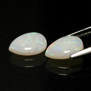 Opal Gemstone in 8 x 6 mm (calibrated) Size for Sale, Opal Stone in Multicolor Color