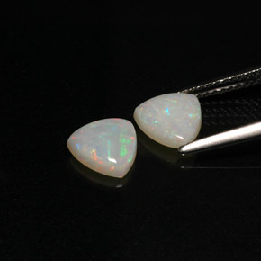 Opal Gemstone in 7 x 7 mm (calibrated) Size for Sale, Opal Stone in Multicolor Color
