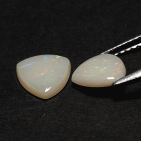 Opal Gemstone in 7 x 7 mm (calibrated) Size for Sale, Opal Stone in Multicolor Color