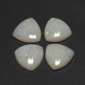 2.28 ct Multicolor Opal Stone, Natural Opal in Trillion Cabochon Shape for Sale