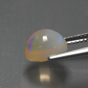 Opal Gemstone in 8.9 x 7.5 mm Size for Sale, Opal Stone in Multicolor Color