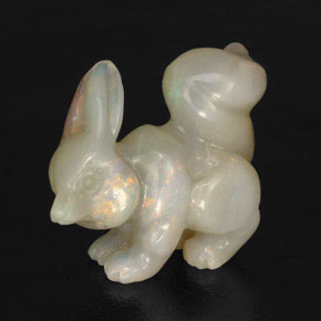 Opal Gemstone in 27.4 x 23.5 mm Size for Sale, Opal Stone in Multicolor Color