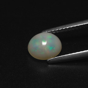 Opal Gemstone in 7.5 x 6.3 mm Size for Sale, Opal Stone in Multicolor Color