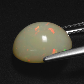 Opal Gemstone in 11 x 9.6 mm Size for Sale, Opal Stone in Multicolor Color