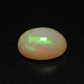 1.30 ct Multicolor Opal Gemstone, Opal Gem in Oval Cabochon Shape for Sale.