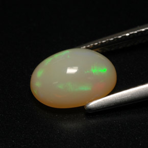 Opal Gemstone in 9 x 7 mm (calibrated) Size for Sale, Opal Stone in Multicolor Color