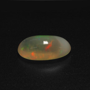 2.78 ct Multicolor Opal Stone, Natural Opal in Oval Cabochon Shape for Sale