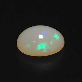 1.22 ct Multicolor Opal Gemstone, Opal Gem in Oval Cabochon Shape for Sale.