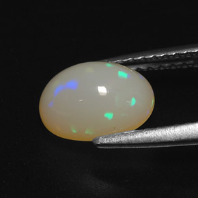 Opal Gemstone in 8.6 x 6.5 mm Size for Sale, Opal Stone in Multicolor Color