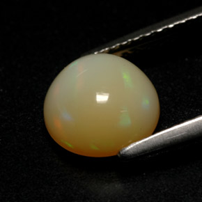Opal Gemstone in 8 mm (calibrated) Size for Sale, Opal Stone in Multicolor Color