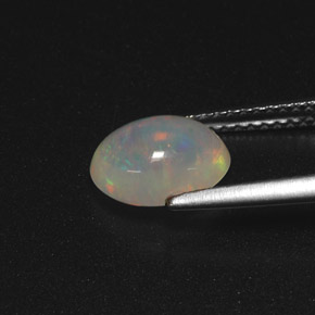 Opal Gemstone in 9 x 7 mm (calibrated) Size for Sale, Opal Stone in Multicolor Color