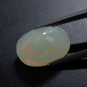 Opal Gemstone in 12 x 9.3 mm Size for Sale, Opal Stone in Multicolor Color