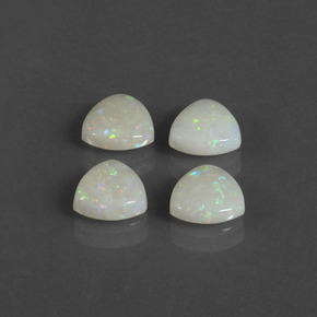 Opal Gemstone in 7 x 7 mm (calibrated) Size for Sale, Opal Stone in Multicolor Color