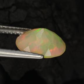 Opal Gemstone in 10 x 8 mm (calibrated) Size for Sale, Opal Stone in Multicolor Color