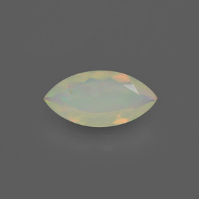 1.60 ct Multicolor Opal Gemstone, Opal Gem in Marquise Facet Shape for Sale.