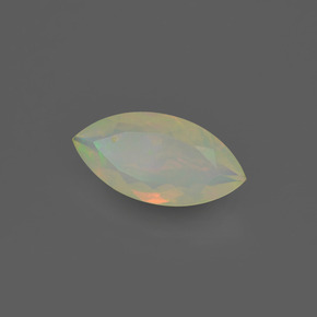 1.60 ct Multicolor Opal Stone, Natural Opal in Marquise Facet Shape for Sale