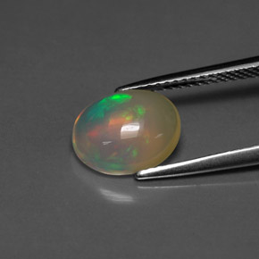 Opal Gemstone in 10.3 x 8.5 mm Size for Sale, Opal Stone in Multicolor Color
