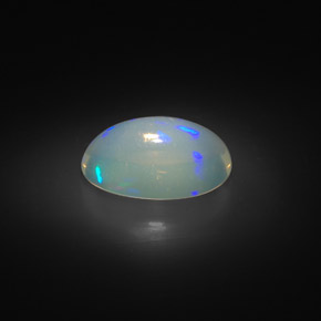 2.00 ct Multicolor Opal Gemstone, Opal Gem in Oval Cabochon Shape for Sale.