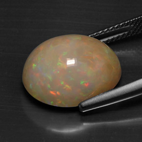 Opal Gemstone in 15.2 x 12.2 mm Size for Sale, Opal Stone in Multicolor Color