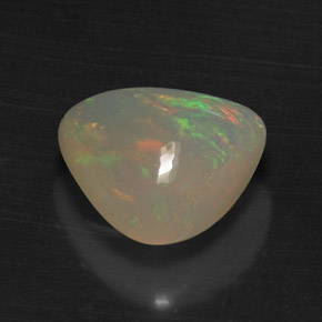 6.17 ct Multicolor Opal Stone, Natural Opal in Trillion Cabochon Shape for Sale