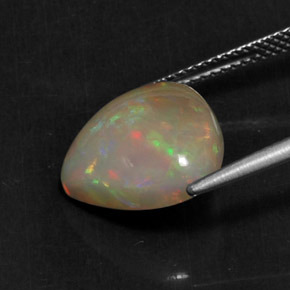 Opal Gemstone in 13 x 13 mm (calibrated) Size for Sale, Opal Stone in Multicolor Color