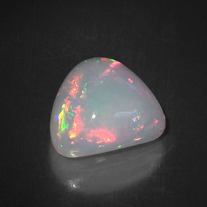 5.83 ct Multicolor Opal Stone, Natural Opal in Trillion Cabochon Shape for Sale