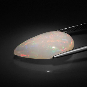 Opal Gemstone in 22 x 13.5 mm Size for Sale, Opal Stone in Multicolor Color