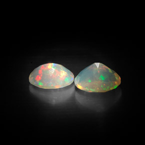 Opal Gemstone in 8 x 6 mm (calibrated) Size for Sale, Opal Stone in Multicolor Color