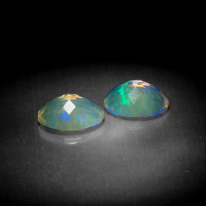 Opal Gemstone in 8 x 6 mm (calibrated) Size for Sale, Opal Stone in Multicolor Color
