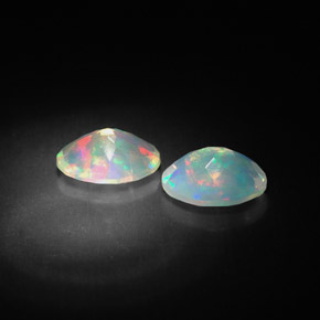 Opal Gemstone in 8 x 6 mm (calibrated) Size for Sale, Opal Stone in Multicolor Color