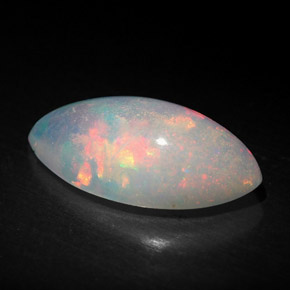Opal Gemstone in 14 x 7 mm (calibrated) Size for Sale, Opal Stone in Multicolor Color