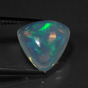 3.20 ct Multicolor Opal Stone, Natural Opal in Fancy Cabochon Shape for Sale