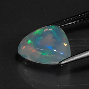 Opal Gemstone in 11.4 x 10.9 mm Size for Sale, Opal Stone in Multicolor Color