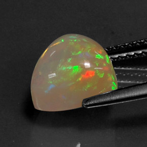 Opal Gemstone in 9.7 x 9 mm Size for Sale, Opal Stone in Multicolor Color