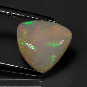 1.68 ct Multicolor Opal Stone, Natural Opal in Fancy Cabochon Shape for Sale