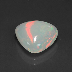 3.19 ct Multicolor Opal Stone, Natural Opal in Trillion Cabochon Shape for Sale