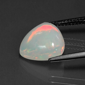 Opal Gemstone in 12.6 x 11.3 mm Size for Sale, Opal Stone in Multicolor Color