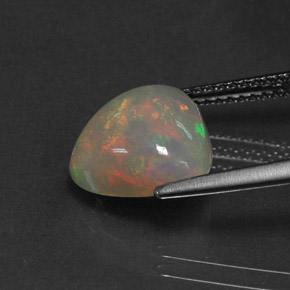 Opal Gemstone in 10.8 x 10.5 mm Size for Sale, Opal Stone in Multicolor Color