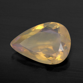 2.01 ct Multicolor Opal Stone, Natural Opal in Pear Facet Shape for Sale