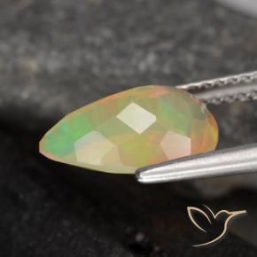 Opal Gemstone in 11.3 x 7.4 mm Size for Sale, Opal Stone in Multicolor Color