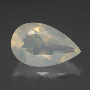 2.21 ct Multicolor Opal Gemstone, Opal Gem in Pear Facet Shape for Sale.