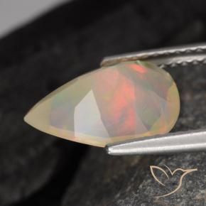 Opal Gemstone in 12.1 x 8.9 mm Size for Sale, Opal Stone in Multicolor Color