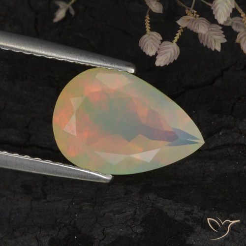 1.73 ct Pear Cut Opal, 11.9 x 8.1 mm From Ethiopia, Photo A