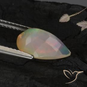 Opal Gemstone in 12 x 8 mm (calibrated) Size for Sale, Opal Stone in Multicolor Color